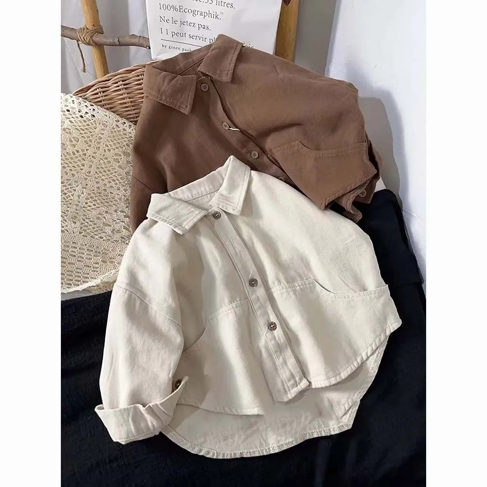 camisa-coreana-de-manga-comprida-para-meninos-primavera-e-outono-2024-nova-camisa-para-meninas-top-infantil-cardiga-infantil-roupa-para-atividades-ao-ar-livre