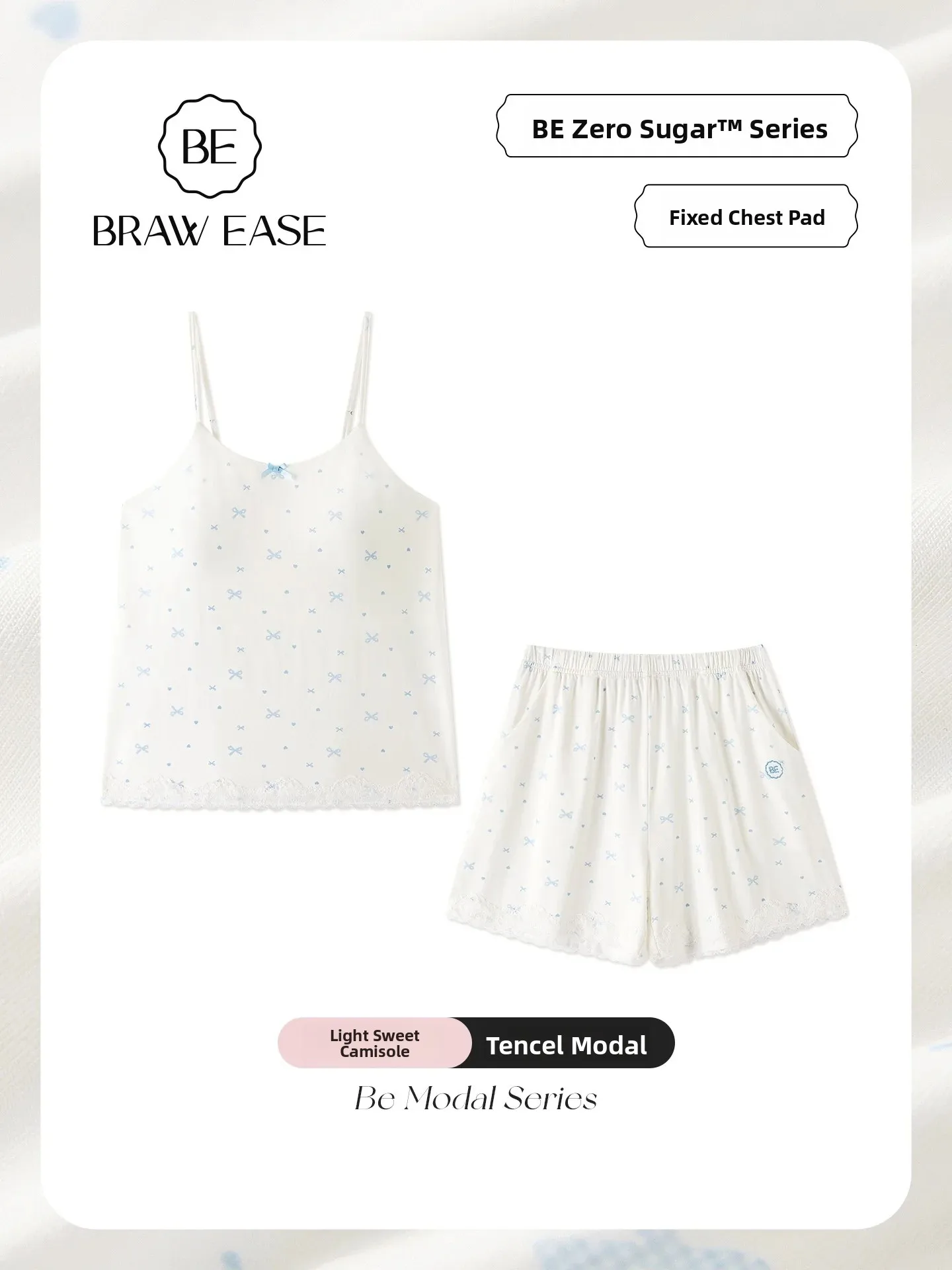 sexy-modal-cotton-nightgown-women's-summer-home-clothes-short-pants-with-chest-pad-pure-desire-style-v-neck-sleeveless-sleepwear