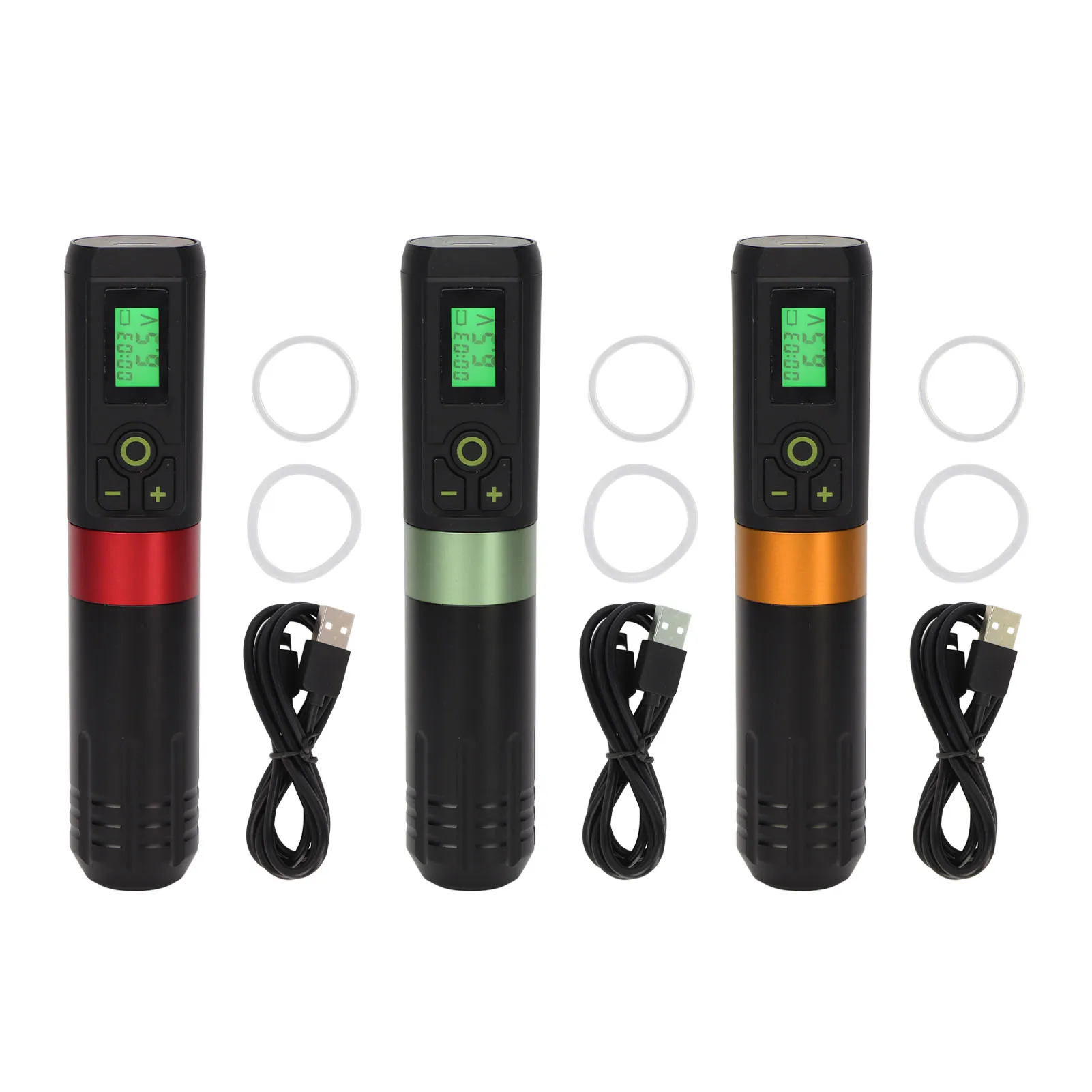 

Wireless Tattoo Pen LED Display Cartridge Needle Timing Function 5-12V Rechargeable Rotary Tattoo Pen for Salon for Artist