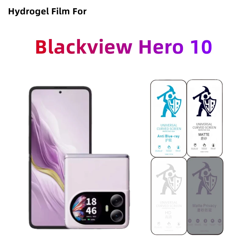 2pcs Matte Hydrogel Film per Blackview Hero 10 HD protezione dello schermo esterno per Blackview Hero 10 Eye Care Privacy Matte Protective