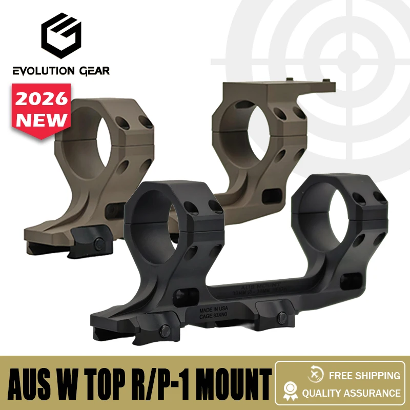 

Крепление для прицела EVOLUTION GEAR CNC Tech AUS Mount H39 1.54" (30 мм/34 мм) с креплением TOP R/12, с керамическим покрытием, для охотничьих прицелов