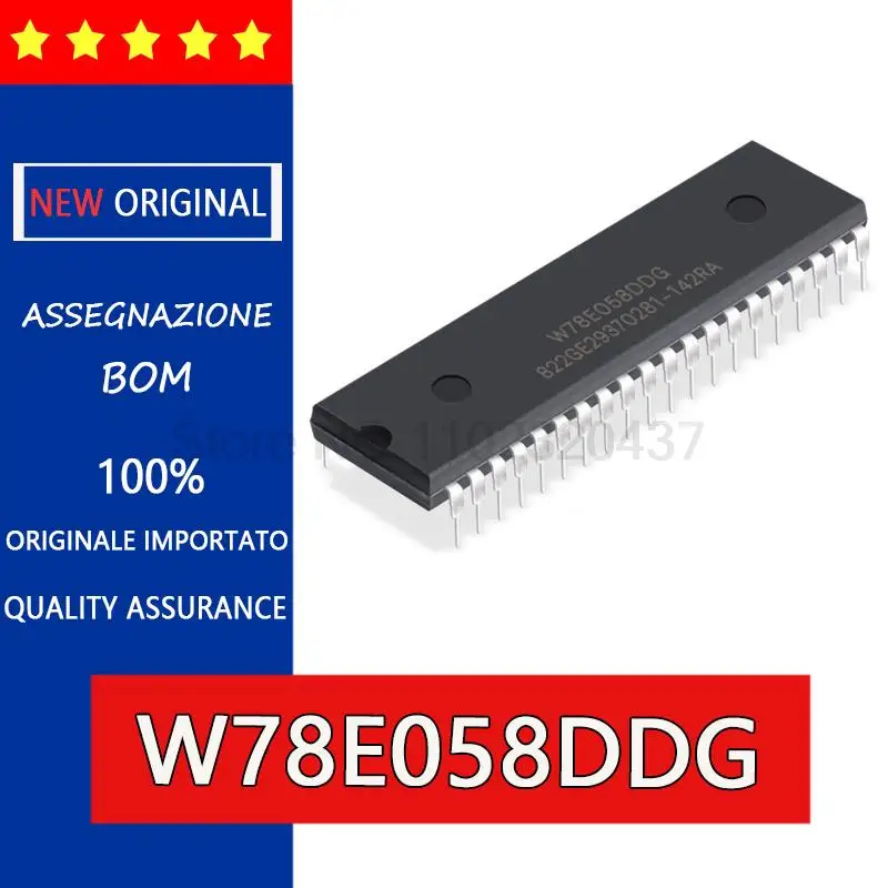 W78E058DDG 58B 052  52 54 58  065 516 365A40DL 054B40DL B-40 Single chip micro control Eight 8051 kernel microcontroller, integr