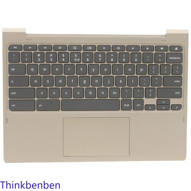 

Champagne Upper Case Palmrest Shell Cover Keyboard For Lenovo Ideapad Flex 3 CB 11 11M735 C330 Chromebook 5CB1B77632 5CB0S95215