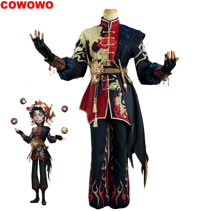 COWOWO Mike Morton Cosplay Costume Game Identity V Acrobat Cosplay Suit Party Clothing Halloween Carnival Uniforms Custom Made