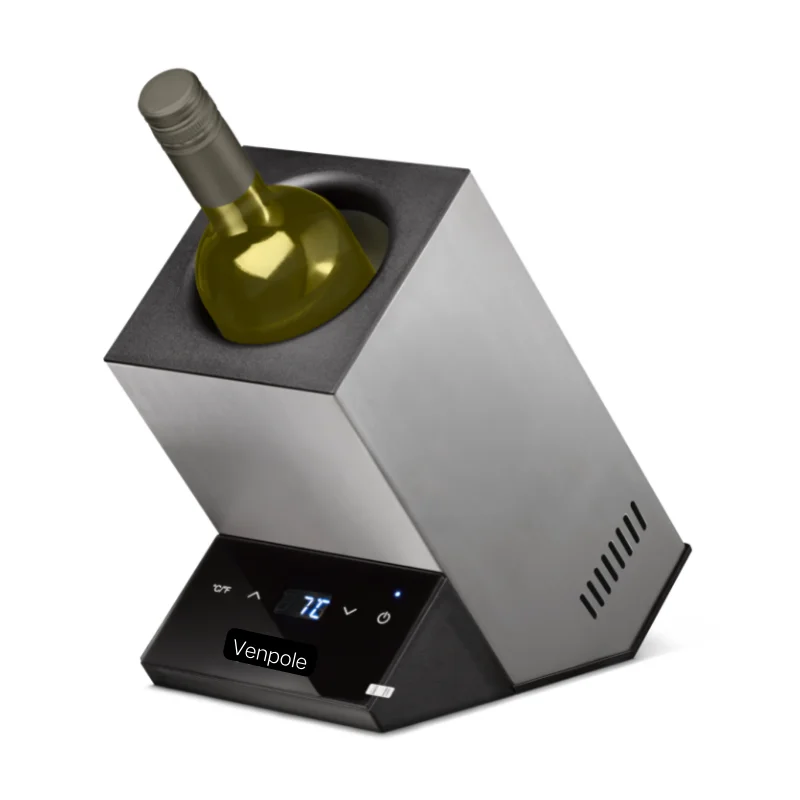 Bottiglia può mini frigorifero Piccolo refrigeratore per vino Dispositivo di raffreddamento per vino di colore lucido opaco