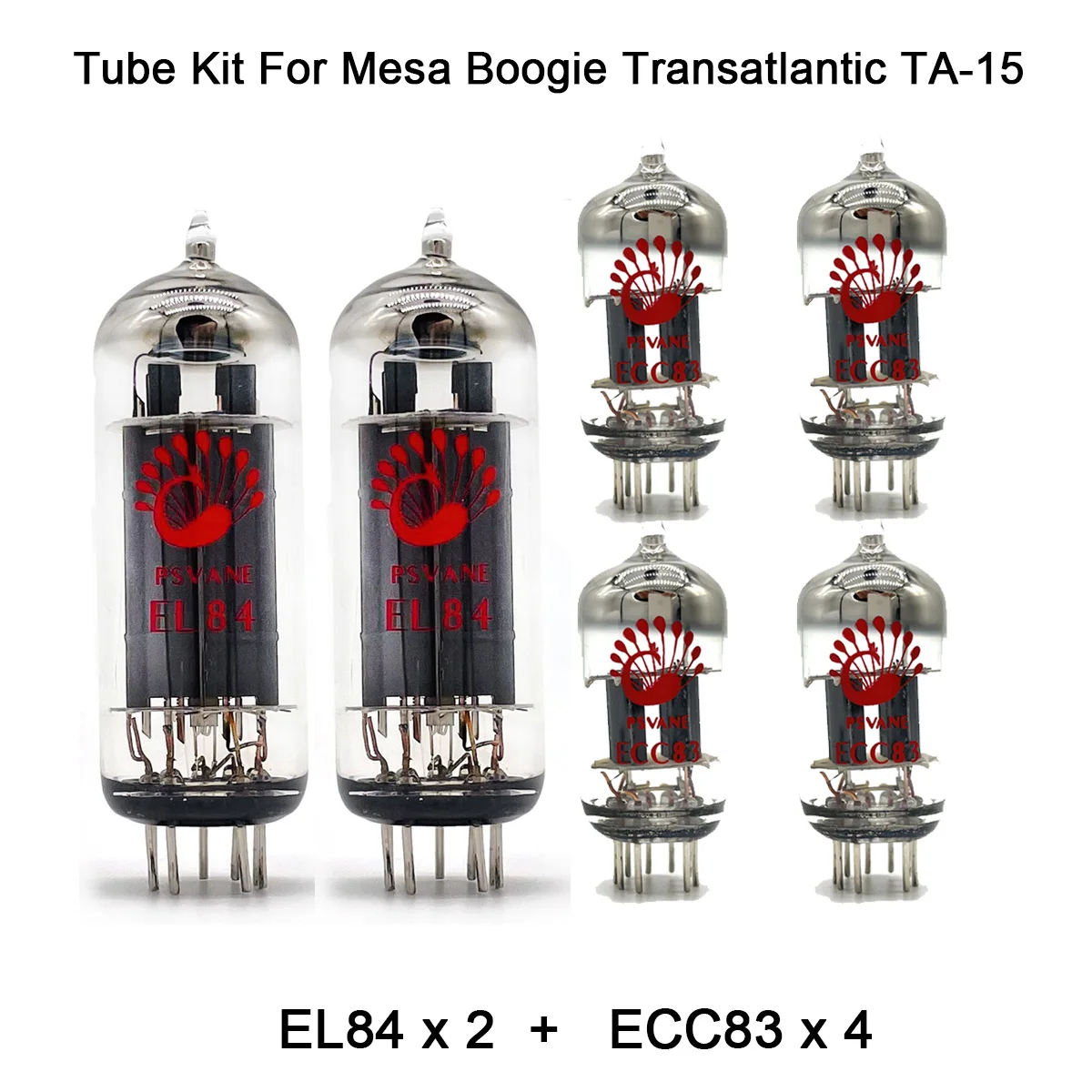 

Valve Tube Kit For Mesa Boogie Transatlantic TA-15 PSVANE 2PCS EL84 4PCS ECC83 Power Vacuum Electronic Tube Audio Guitar AMP