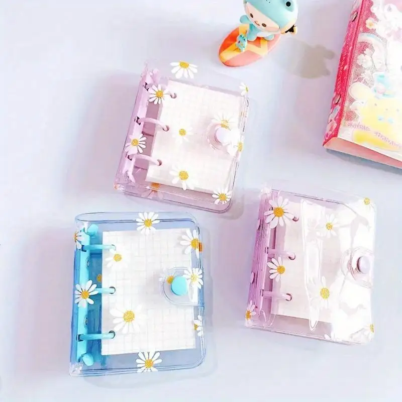 3 Hole Loose Leaf Refill Notebook Cover Mini File Folder Hand Account Diary Ring Binder Inner Pages Diary Book