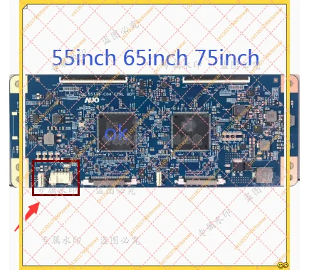 

55/65/75inch Original logic board 55T36-C04 CTRL BD