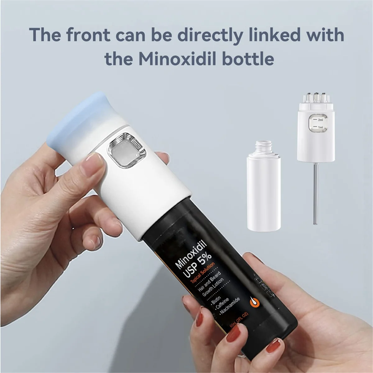 

A06K 2в1 щетка-массажер для кожи головы для медицины, эфирное масло, сыворотка, аппликатор для масла для кожи головы, массажер для головы для лечения роста волос