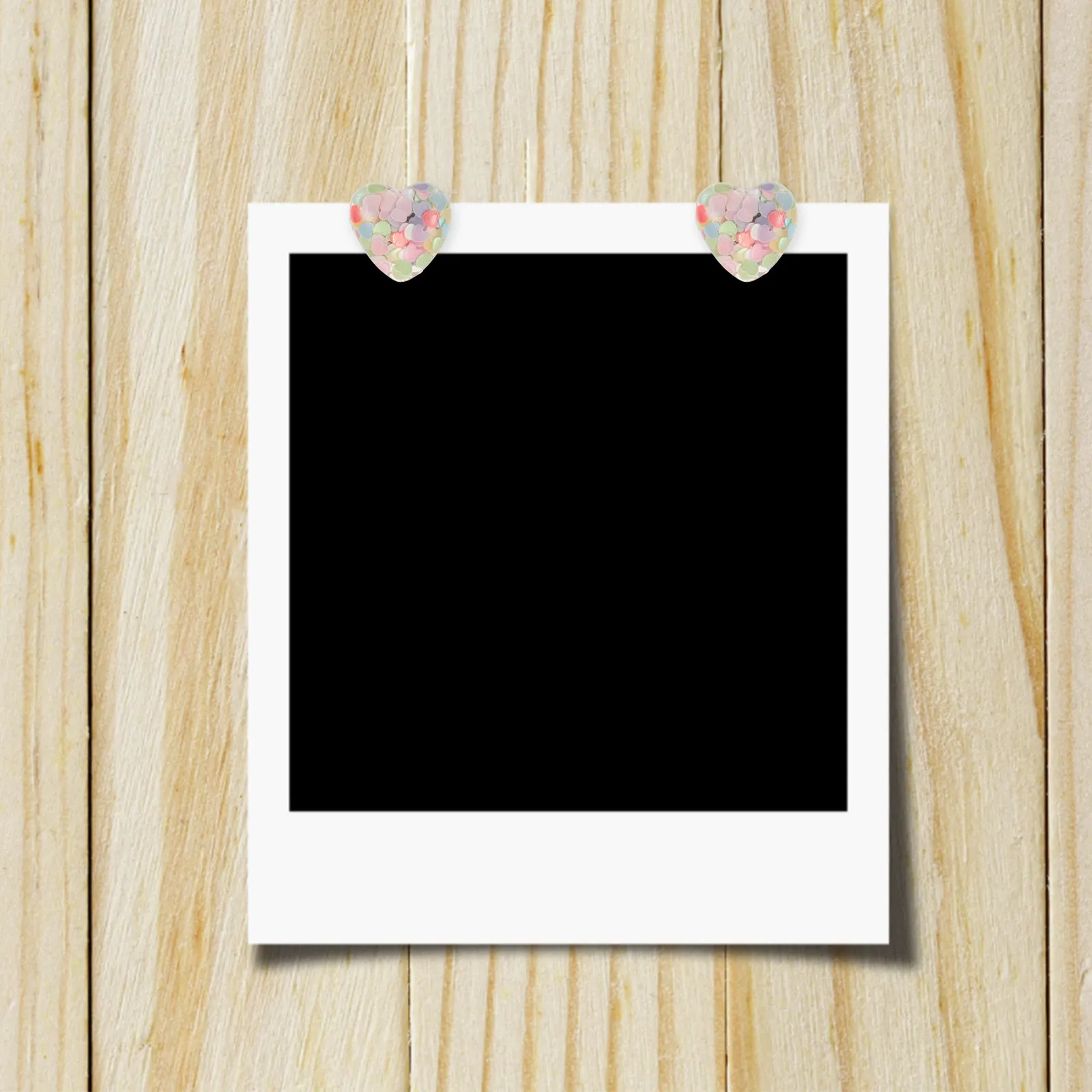 

10Pcs Heart Shaped Push Pins Decorative Thumb Tacks Sequin Design for Cork Boards Felt Boards Office Classroom Bulletin Board