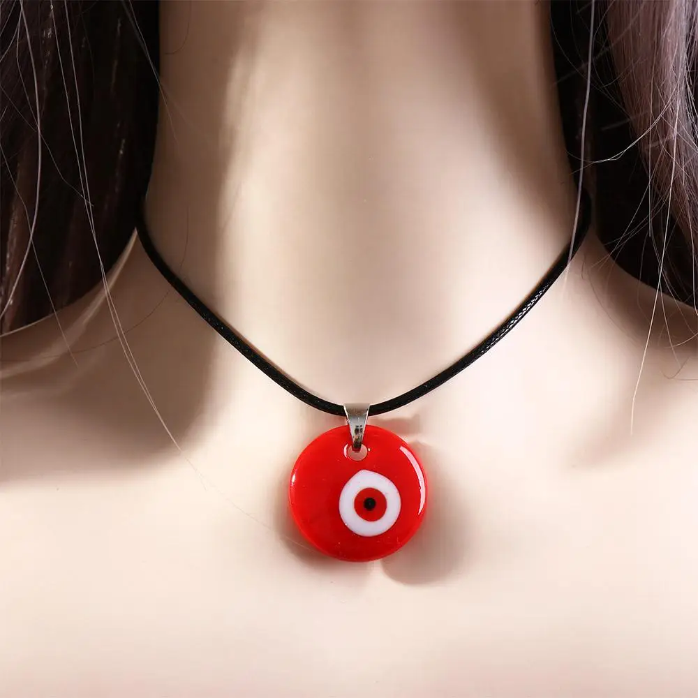 Clavicle Chain Friendship Lucky Neck Rope Jewelry Gift Turkish Amulet Necklace Blue Eye Pendant Choker Necklace for Women