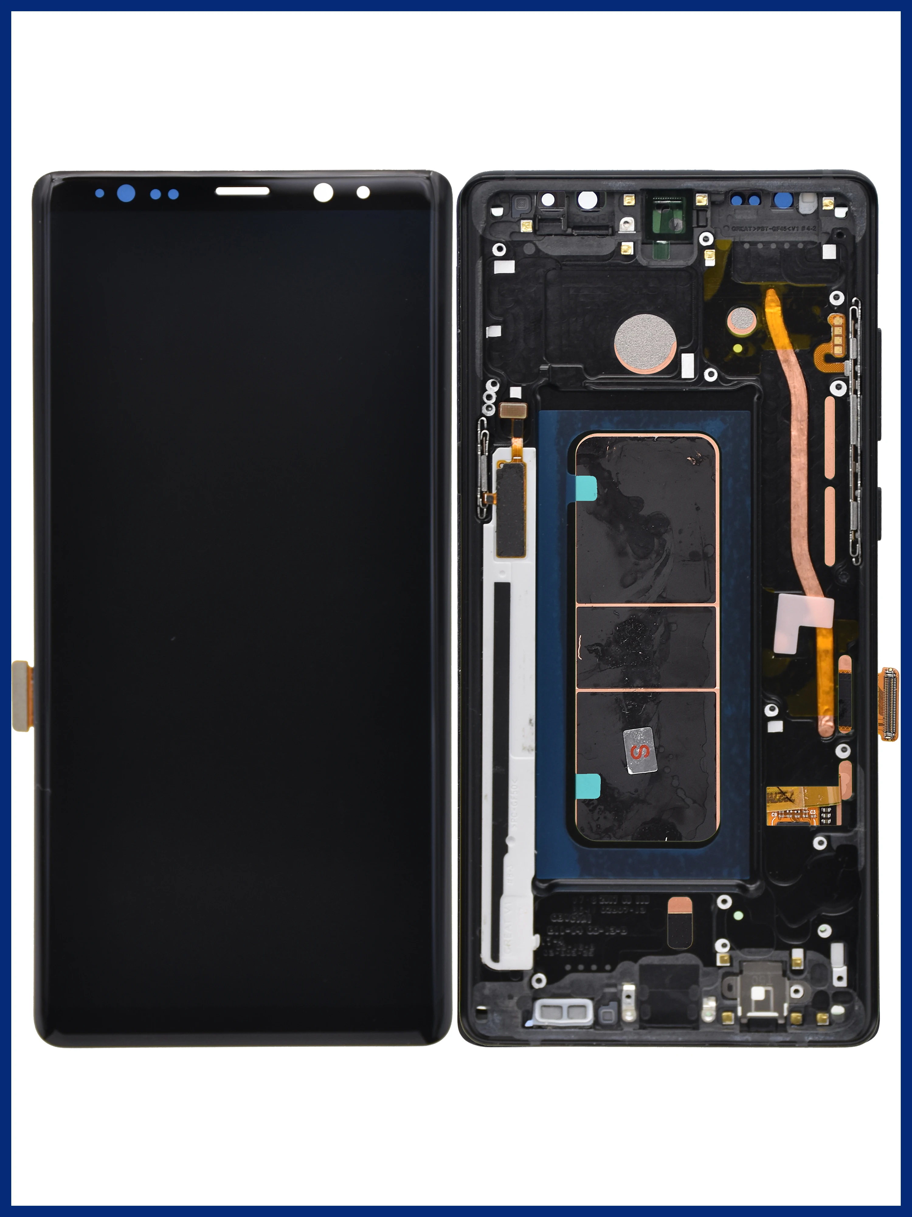 Imagem -03 - Lcd Display Touch Screen Substituição Peças Originais Amoled Frame para Note8 N9500 N950f 63