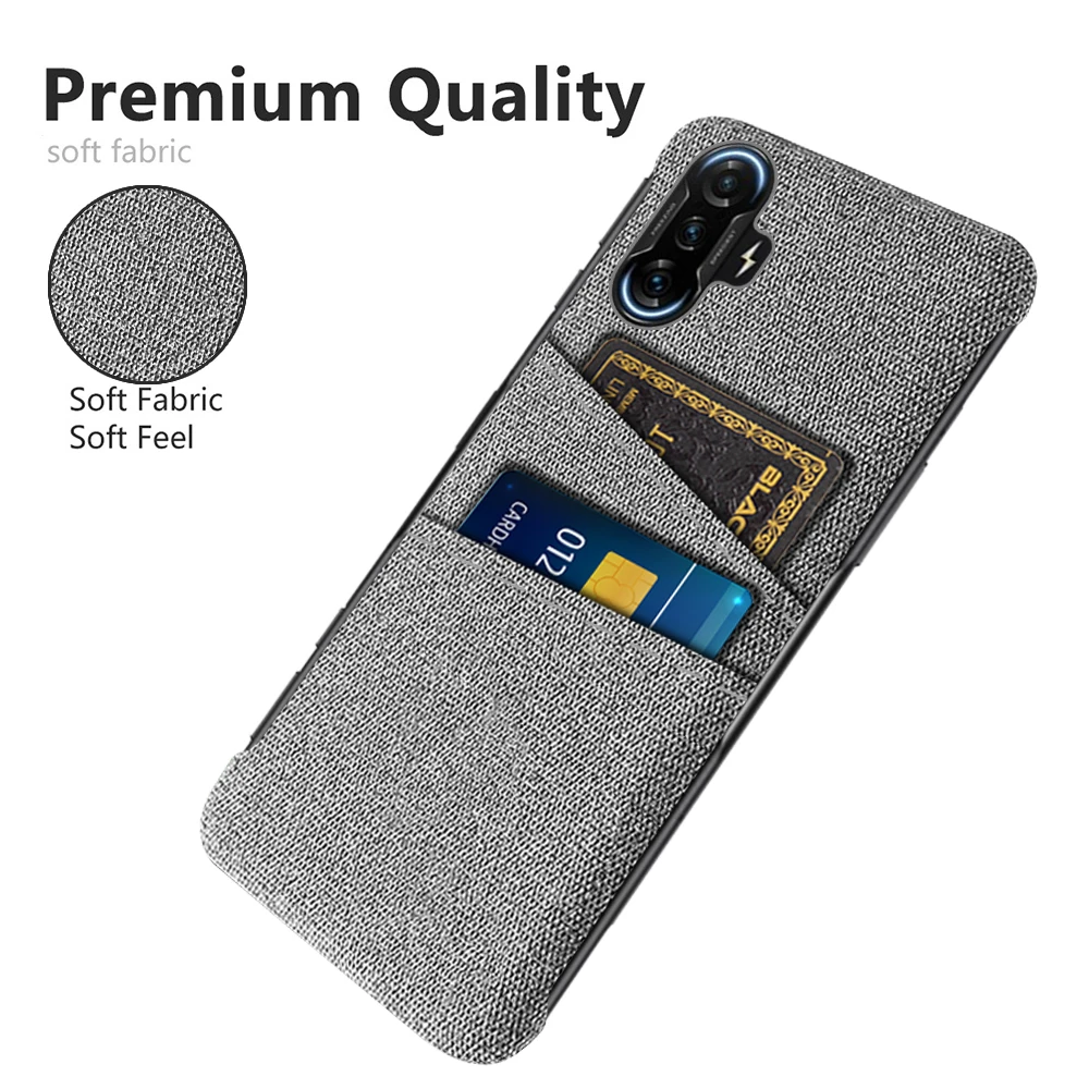 Xiaomi Redmi K40 Gaming Edition Case Cover, Dual Card Fabric Cloth, Luxury Cover, 6.67 \