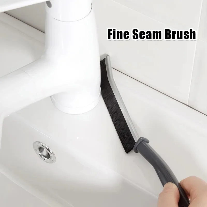 Cleaning Brush for Fine Seam Corners Groove Window Cleaning Tools Kitchen Bathroom Tiles Joints Brush Microfiber Toilet WC Brush