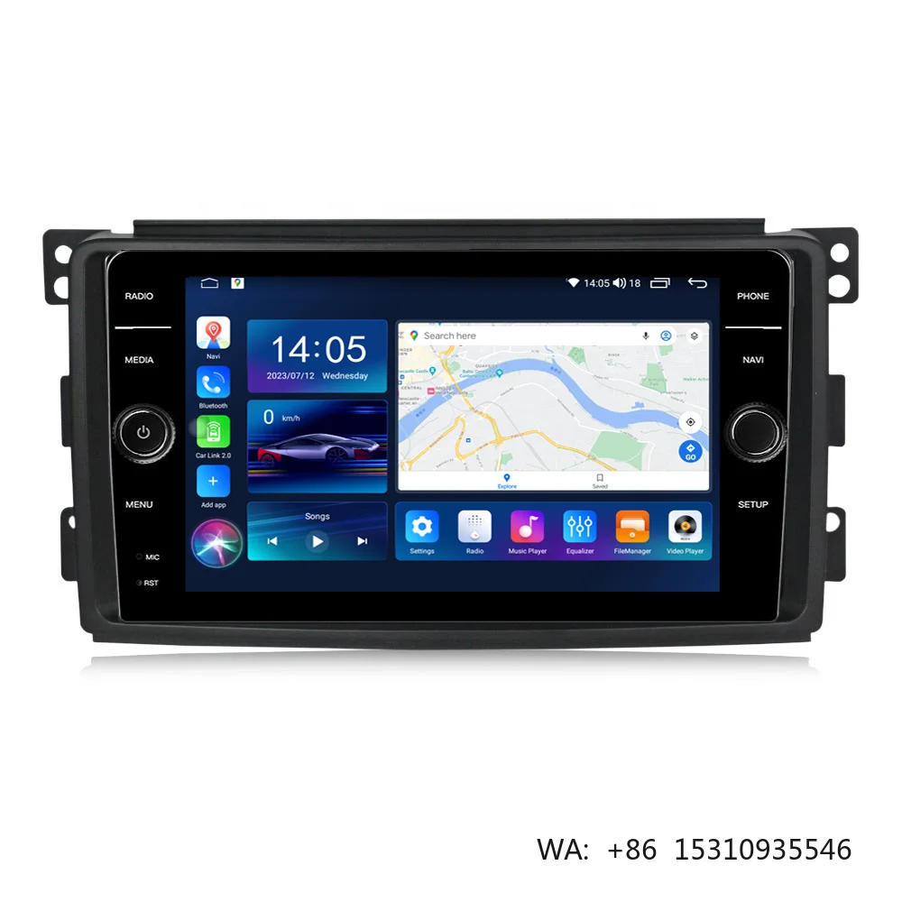 2 Din Android Auto Radio LCD Screen Dashboard CD Player  W211 E300 2002-2010 Portable Car Multimedia GPS 4G RAM