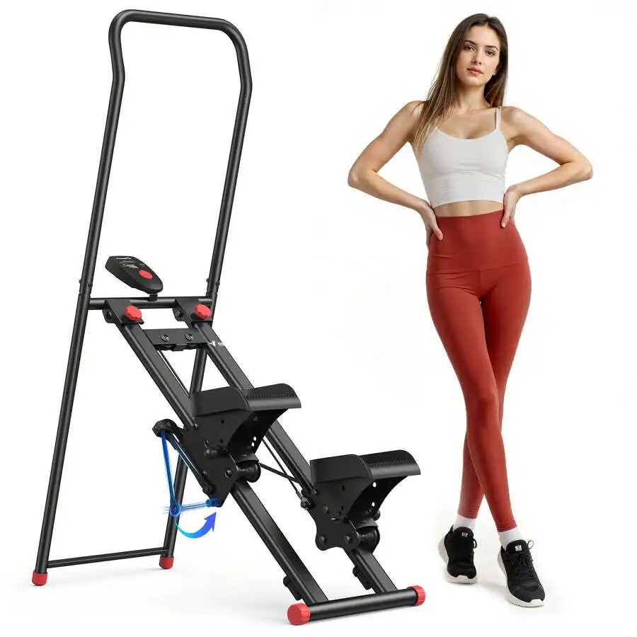New Version Of Home Fitness Stair Step Machine, Vertical Climbing Machine Workout Equipment, Sliding Machine Suitable For Full-B