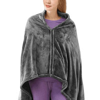 1/2/3PCS USB Electric Heated Blanket Wearable Body Warmer Blankets 3 Heating Levels Fleece Heated Blanket For Household & Office