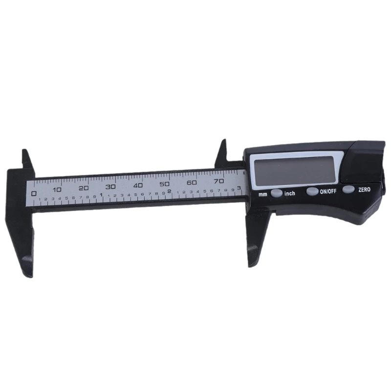 Pocket Size Micrometer Gauge 0-75mm Vernier Caliper Thickness Measuring Tool Instrument Electronic LCD Digital Caliper