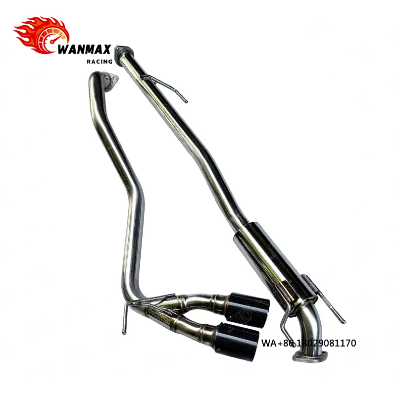 High Performance Stainless Steel Exhaust Pipe for Hilux, Complete Catback System Increases Power & Fuel Efficiency