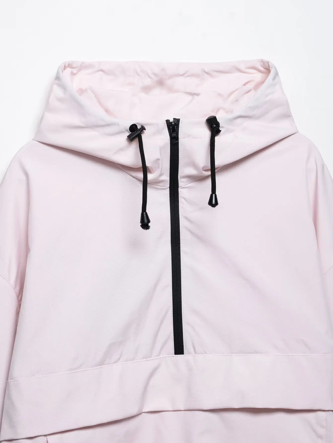 BB6507 ZA25 summer new women's clothing casual temperament simple and fashionable loose long sleeved hooded workwear jacket jack