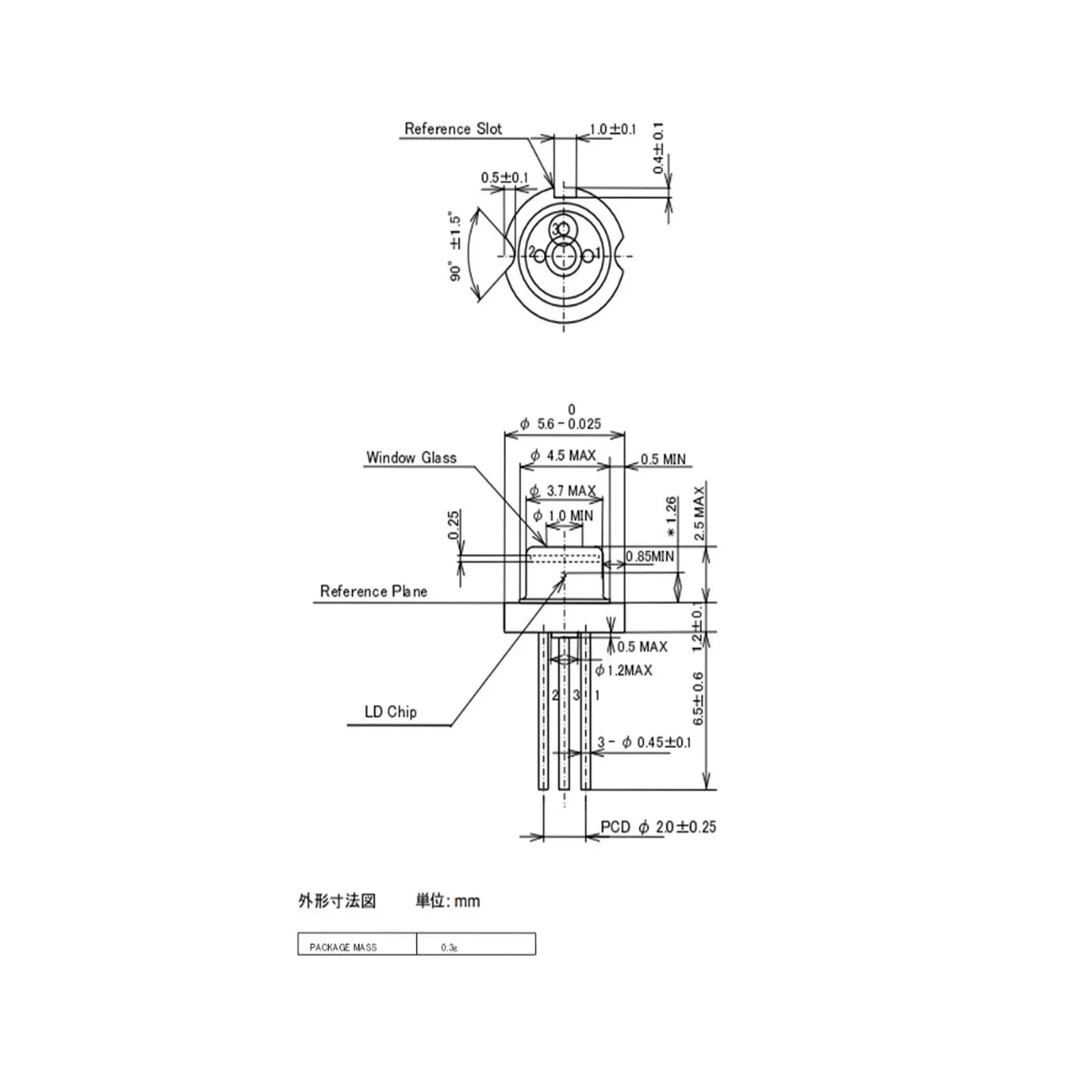 1pcs Sony SLD3235VFR 405nm 120mw Blue-Violet 3D Printing Engraving Laser Diode