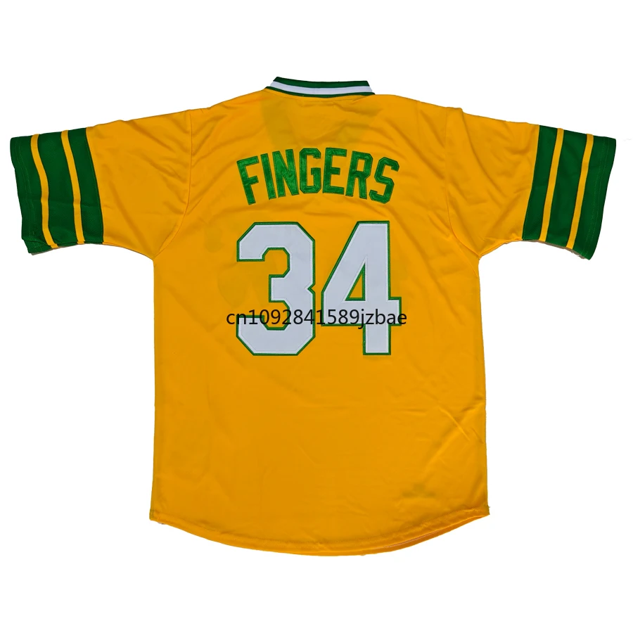 Rickey Henderson Jersey American Oakland Retro Baseball Jerseys 33 Jose Canseco Jersey 34 Rollie Fingers Jersey Us Mens M-3XL