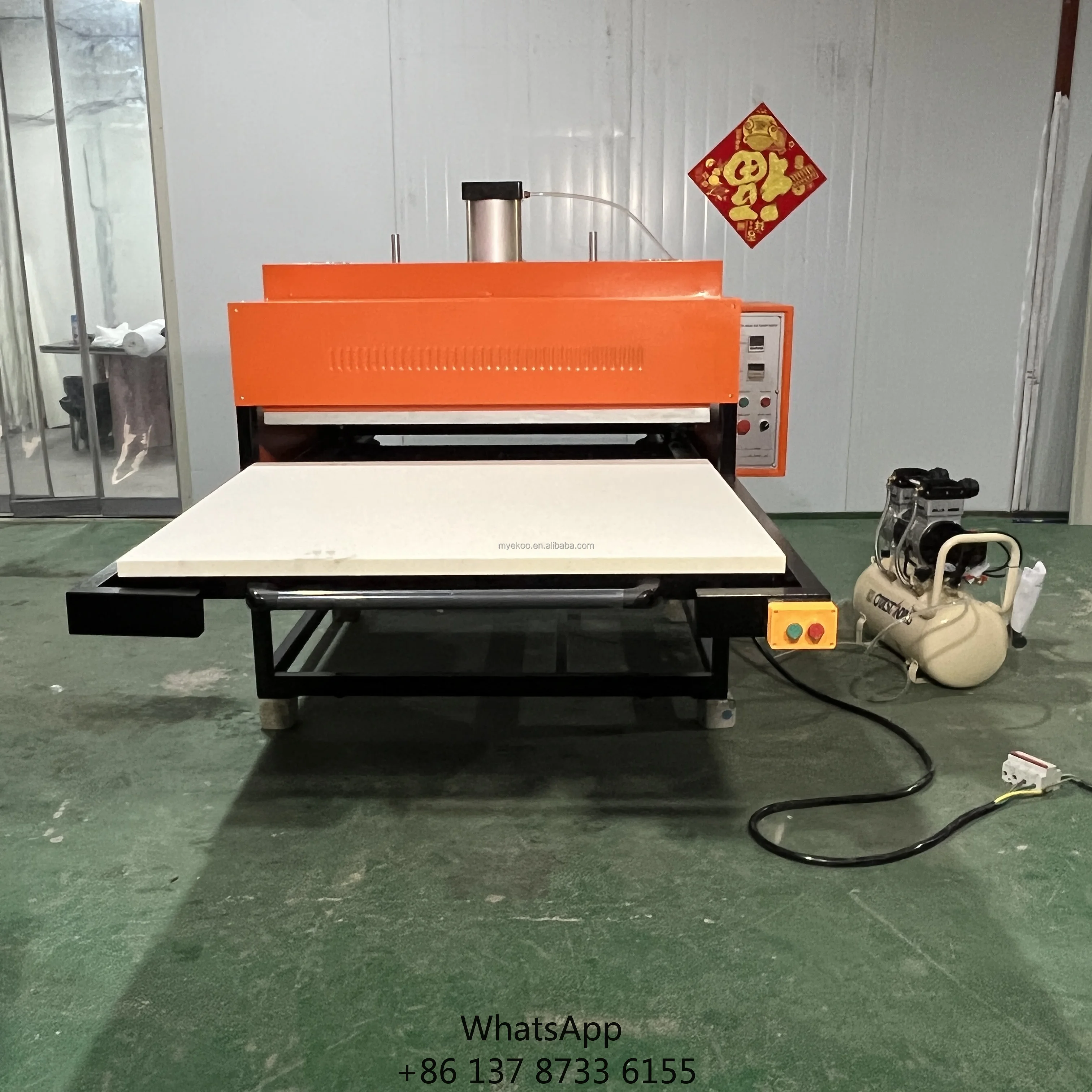 Commercial Pneumatic Double Station Heat Press Machine For T Shirts Printing Custom Apparel High Efficiency Small Business Use