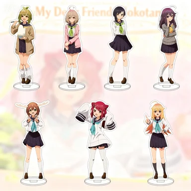 

15cm Anime My Deer Friend Nokotan Acrylic Stand Figure Stand Plate Cosplay Noko Shikanoko Display Charm Model Plate key chain