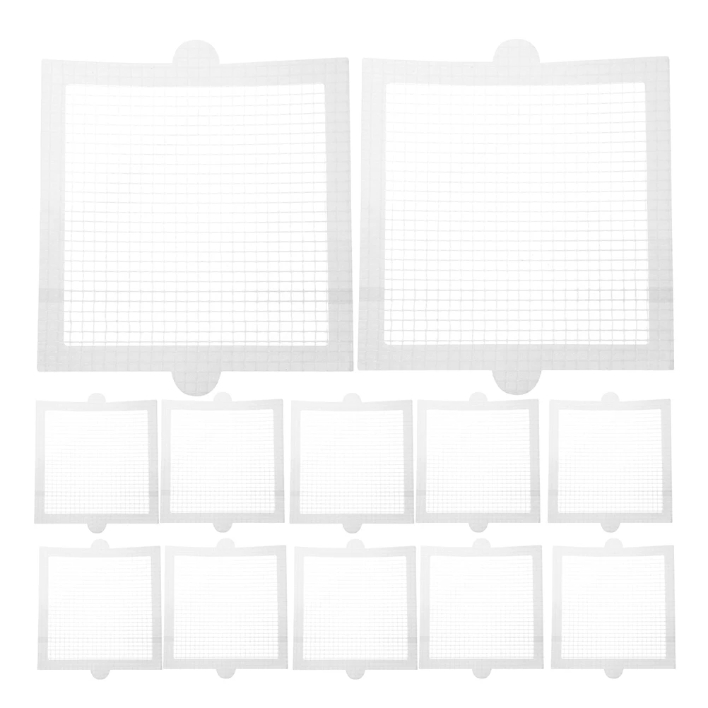 

25pcs Disposable Floor Drain Stickers Hair Filter 105x105mm Anti Clogging Shower Kitchen Bathroom Draining Pads