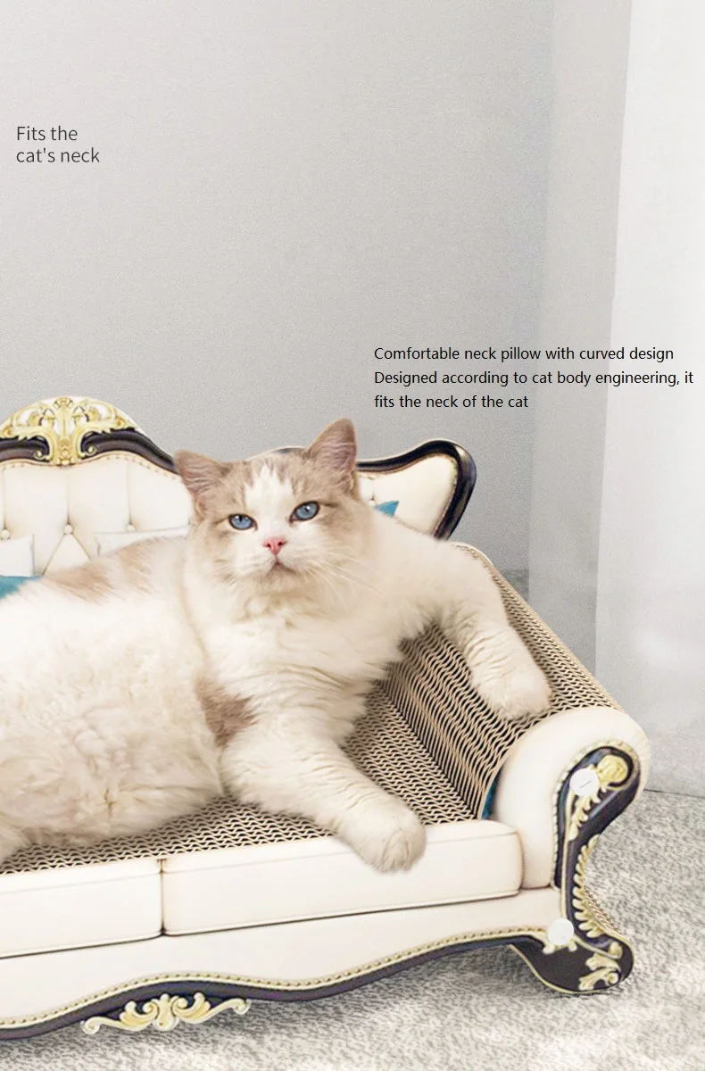 

Cat scratching board integrated cat sofa wear-resistant shavings resistant supplies imperial concubine chair extra large