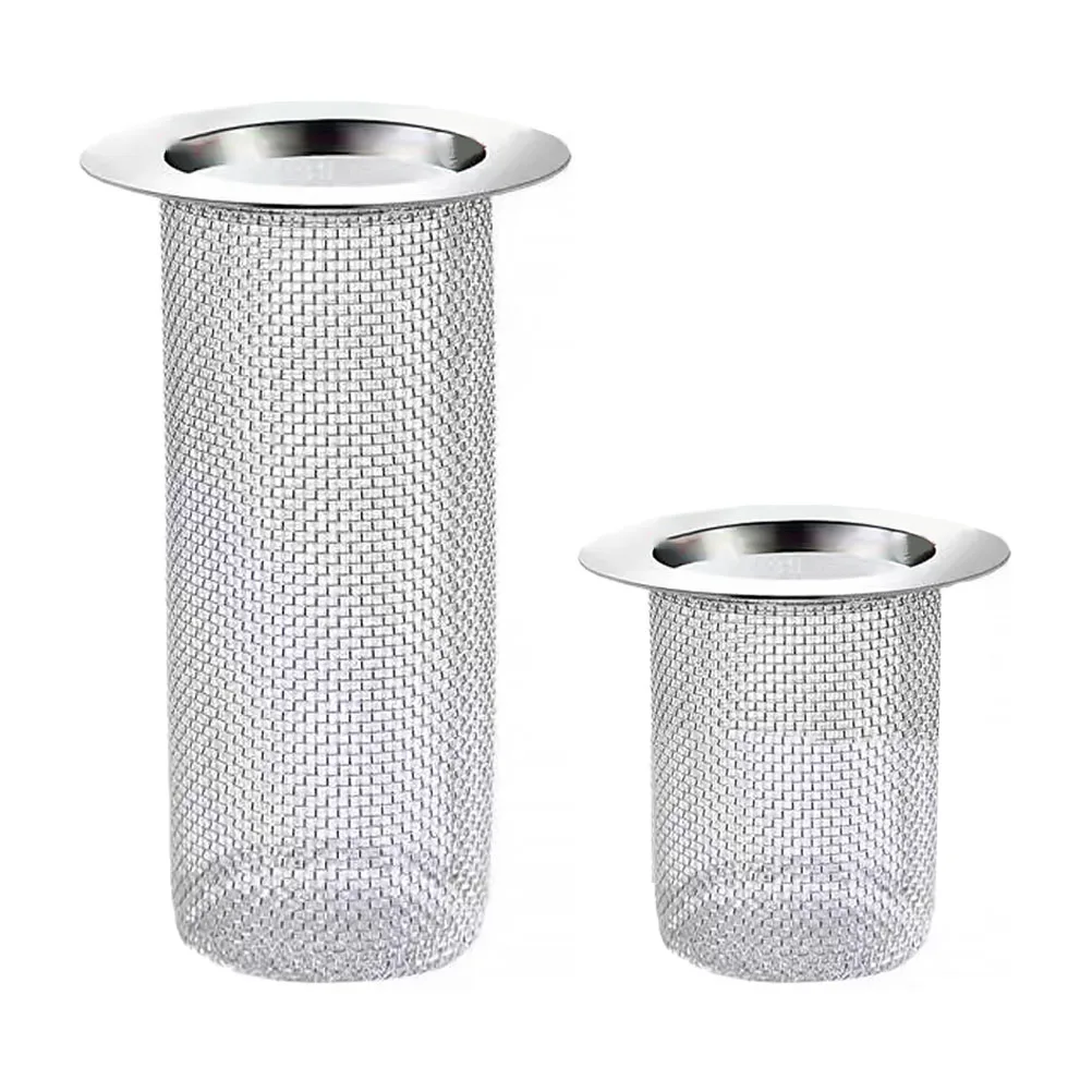 

2Pcs Drain Strainer Stainless Steel Hair Catcher for Shower Bathroom Tub Floor Sink Drains Non-rusting Clog Prevention Kitchen