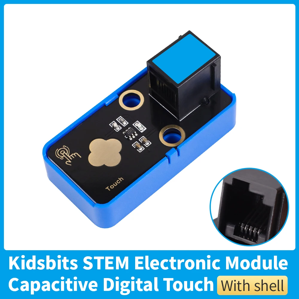 3PCS Kidsbits Digital Capacitive Touch Module STEM Electronic Building Blocks  Compatible with Lego Blocks for Arduino  Project