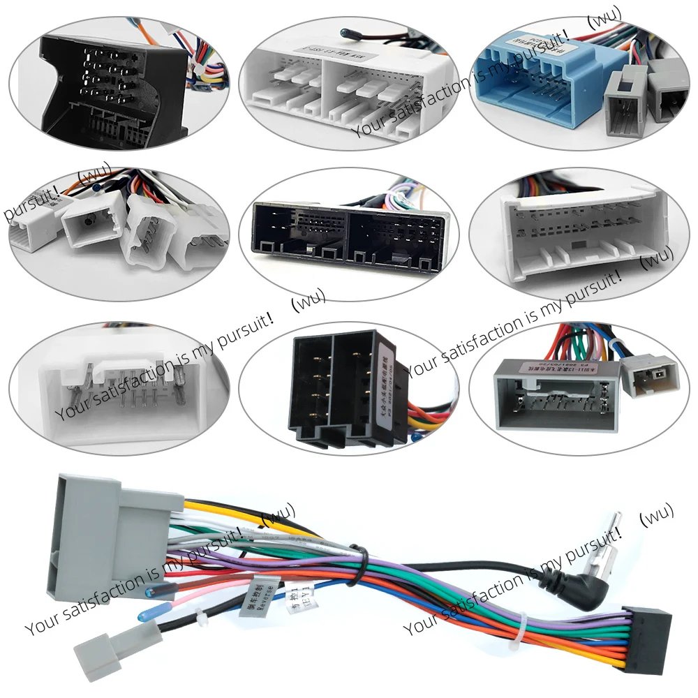 Universal 2 Din Car Android Radio Cable Power Connector