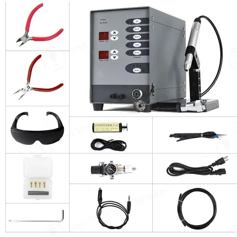 High Power Orthodontic Spot Welder Argon Arc Welding Machine, Permanent Soldering Equipment for Gold & Silver Jewelry
