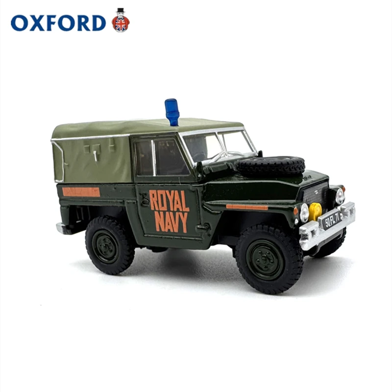 

OXFORD 1:76 Scale Diecast Alloy Royal Navy Land Rover Toys Cars Model Classics Nostalgia Adult Souvenir Gifts Static Display