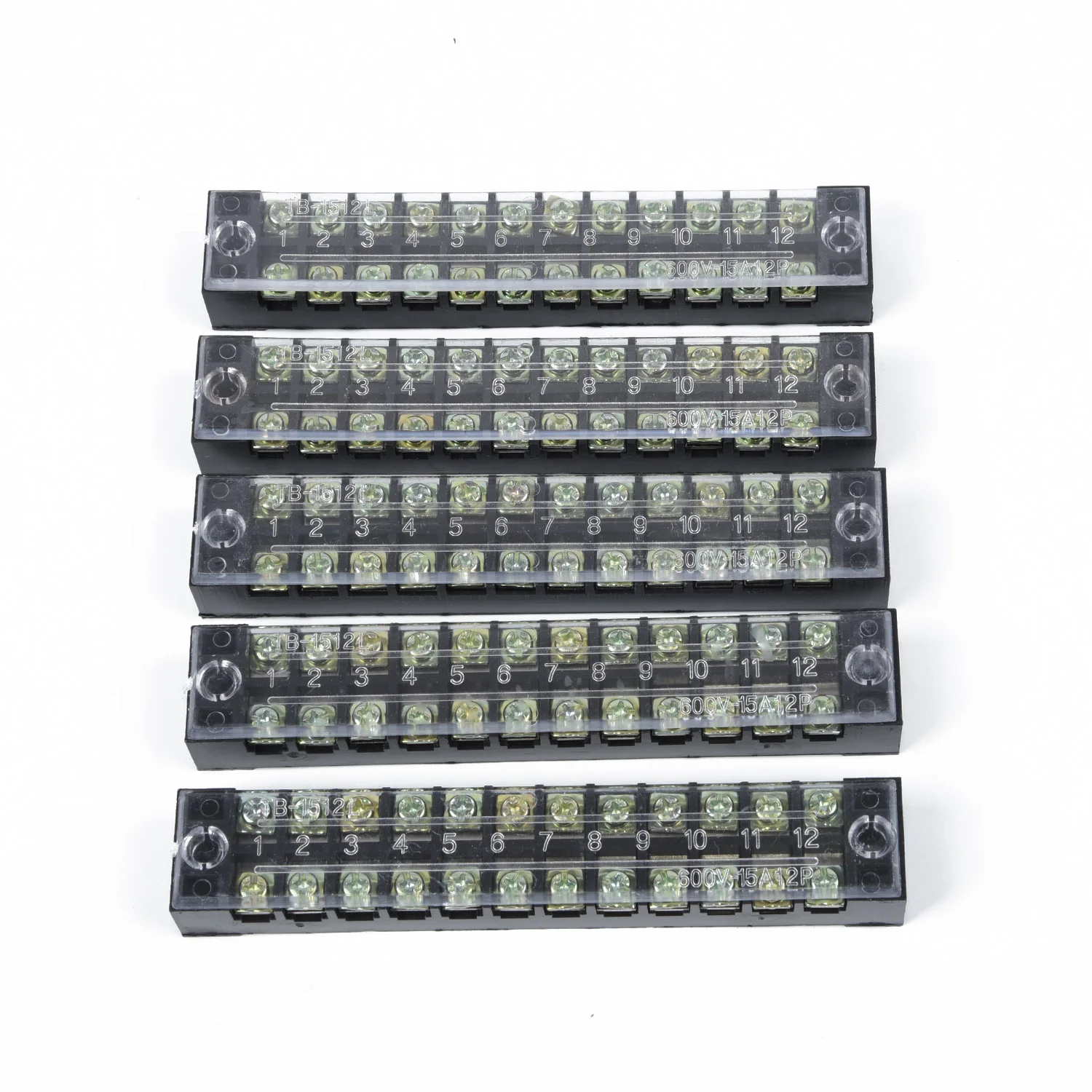 12PCS Car Terminal Block Marine Power Distribution Bar 15A 660V  Boat Parts & Accessories Parts Marine Hardware