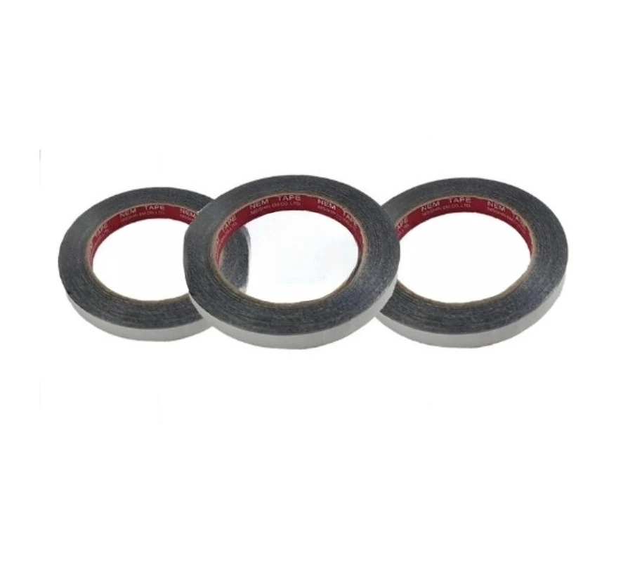 Double-Sided Carbon Conductive Tape for SEM, 6/8/12/25/50mm x 20m, EDS Analysis