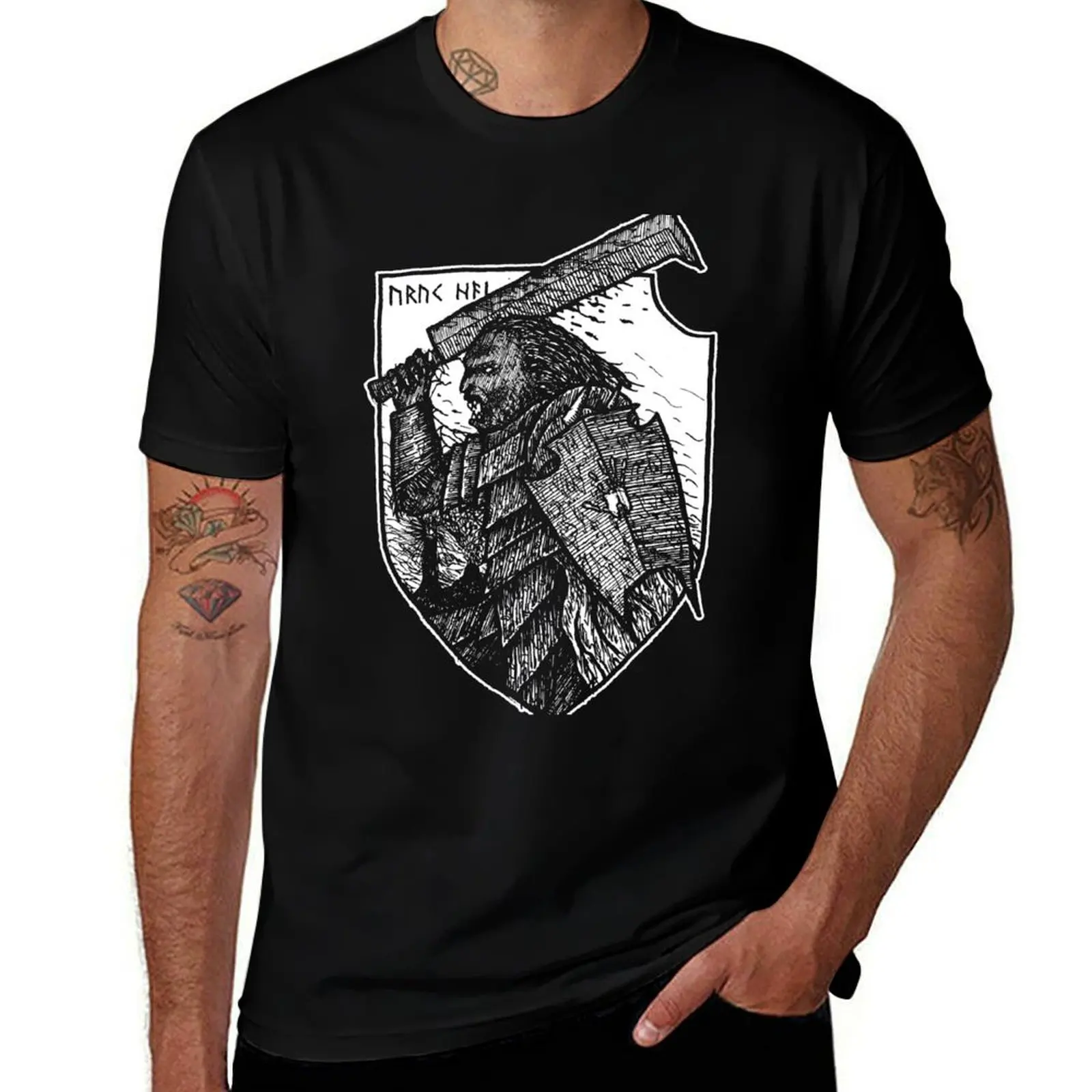 

URUK HAI T-Shirt man t shirt graphic cotton t shirt man cotton t shirts man 100% T-Shirt