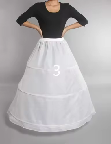 6 Hoops Wedding Petticoat Crinoline Slip Bridal Underskirt Puffy High Quality In Stock Customized - Image 8