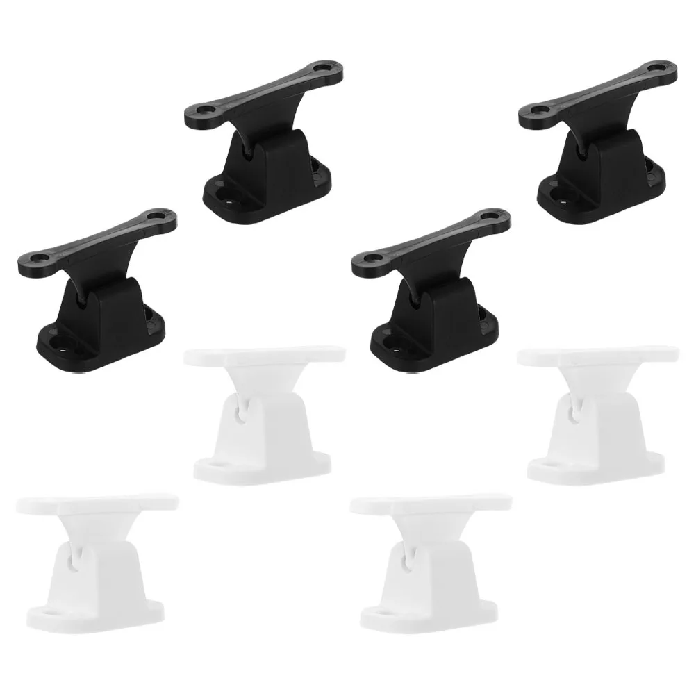 

8pcs T Shaped Holder Kit For Motorhome Durable Plastic Compartment Door Catch Stopper Travel Room Door Holder
