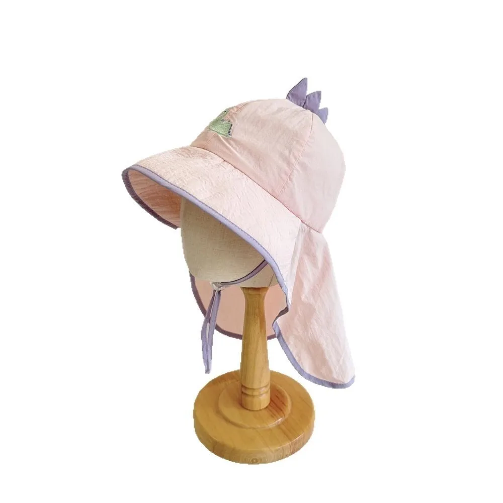 

New Large Brim UV Block Cap Breathable Lightweight Sunshade Hat Soft Fabric Beach Accessories Bucket Hat Baby