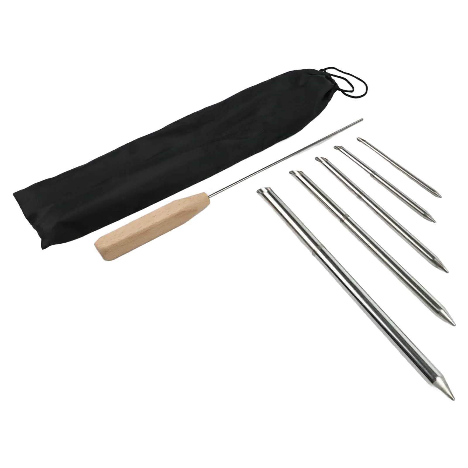 6Pcs Rope Splicing Tool Kit Paracords Lacing Needle Braiding Tool 5 Size For Boating Climbing Sailing Splicing Repair Tool