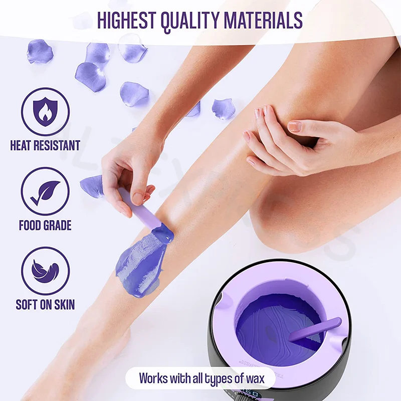 Replacement Pot Bowls Hair Removal Reusable Waxing Pot Bowl Wax Warmer Thickening Heat-resistant Silicone Bowls Hair Removal Wax