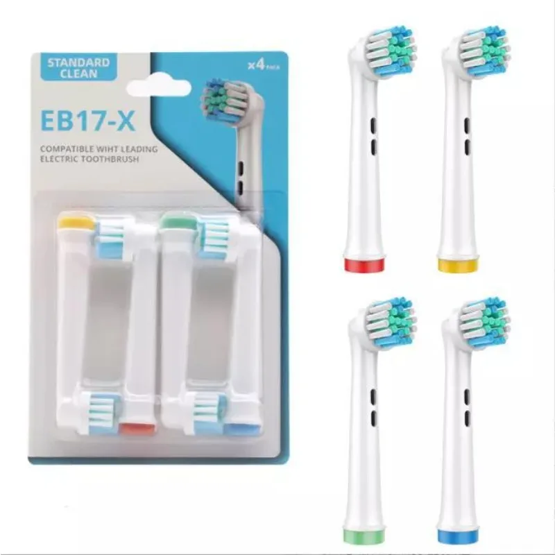 

EB17X Replacement Brush Head Compatible with Oral-B Electric Toothbrush D12 P2000 D4510 Low Noise Design Standard