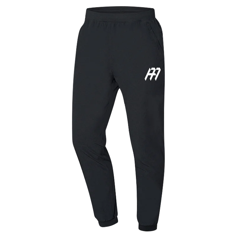 Quick Dry Fitness Tennis Pants Men's Summer Breathable Long Pants Sporty Casual Trousers Polyester Fiber Loose Fit DNAAG