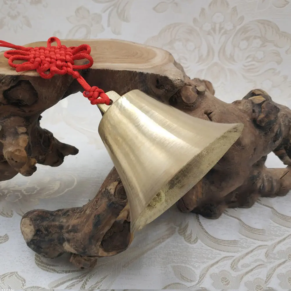 

2Pcs Festive Christmas Copper Bells Hanging Pendants for Tree Window Door Decor Party Scene Home Office Kindergarten Restaurant