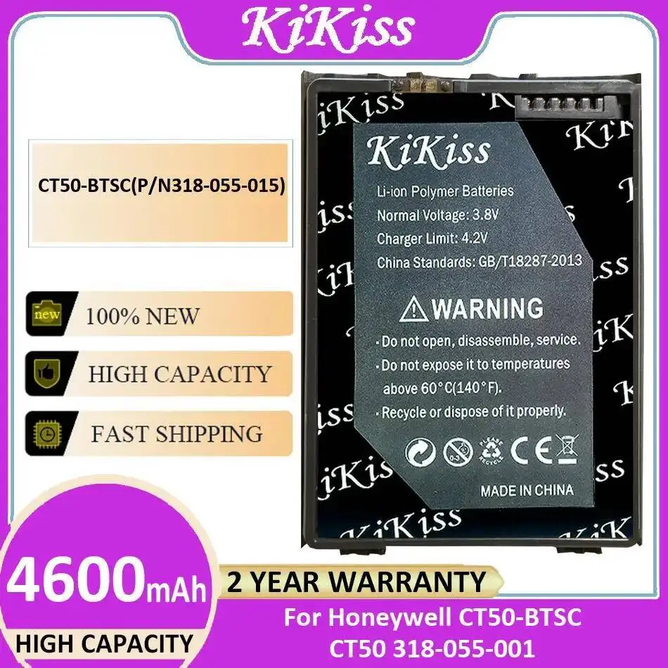 

Handheld Computer Battery CT50-Btsc P N318-055-015 4600Mah Premium Replacement For Honeywell CT50 318-055-001