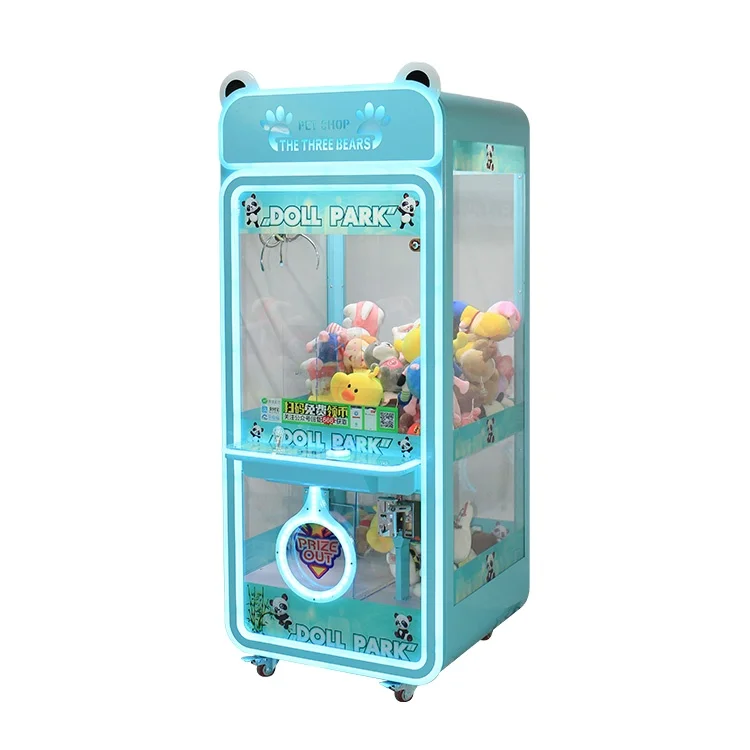Medium Size Australia Arcade Giant Toy Claw Crane Game Machine Coin Operated Big Claw Crane for Younger Players