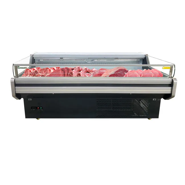 For Fresh Meat Display Refrigerator Meat Shop Equipment With Counter Display Fridge Meat