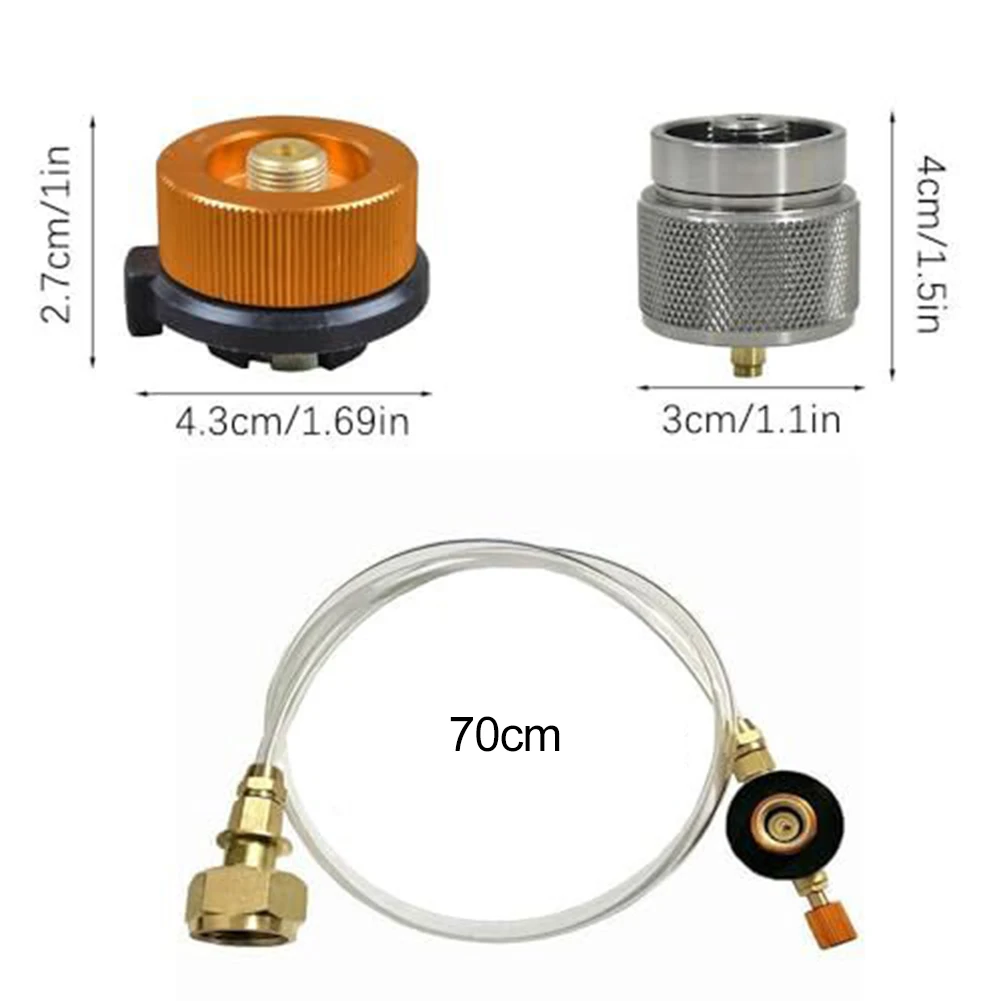 Lightweight Design Camping Stoves 70cm Hose For Easy Connection Camping Stove Adapter 70cm Hose Length Essential Camping Gear